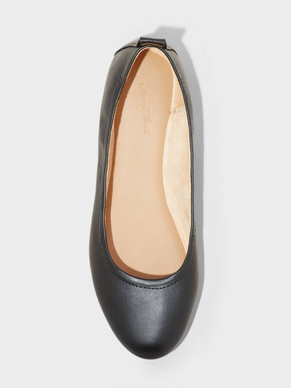 Universal Thread Black Slip-On Ballet Flats Size 6